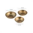Shah Hammered Iron Catchall Round Bowls - Set of 3