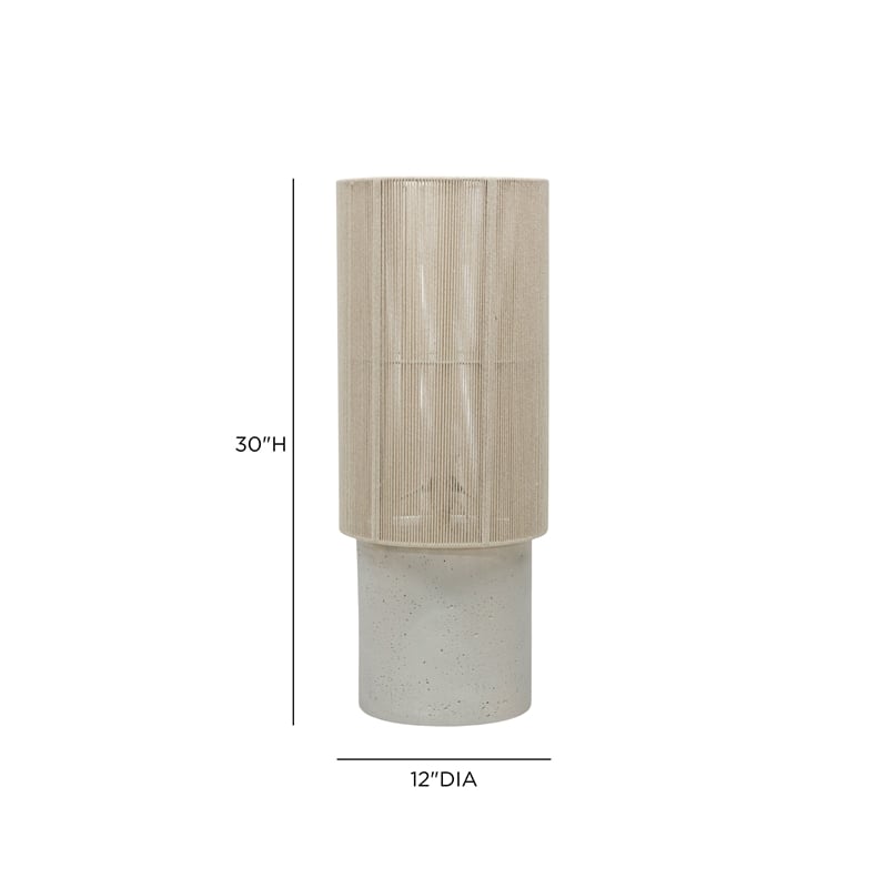 Mondada Cream Concrete Table Lamp