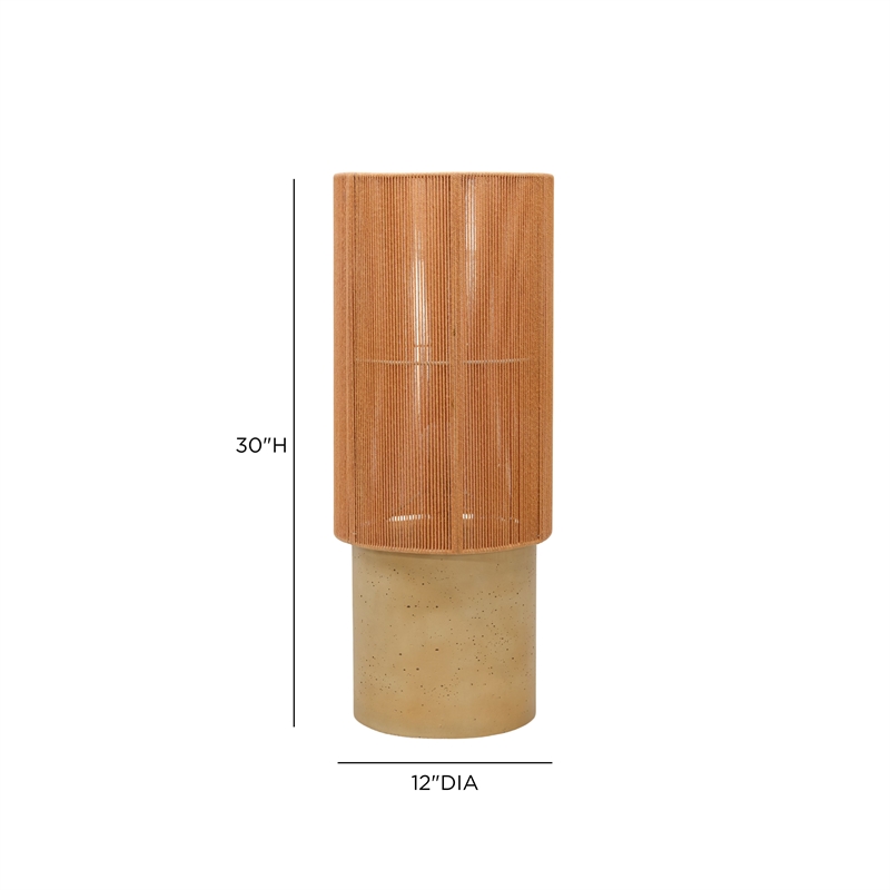 Mondada Terracotta Concrete Table Lamp