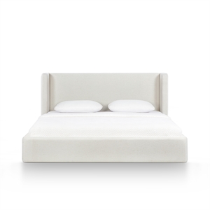 Harmony Cream Performance Chenille King Bed