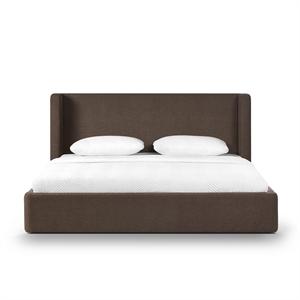 Harmony Chocolate Brown Performance Chenille King Bed