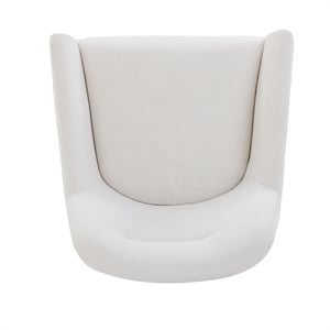 Mado Chalk Performance Linen Chenille Swivel Accent Chair