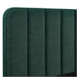 Parker Forest Green Chenille Queen Bed