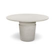Margot Light Grey Faux Plaster Round 54