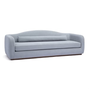 Camille Baby Blue Performance Velvet Sofa