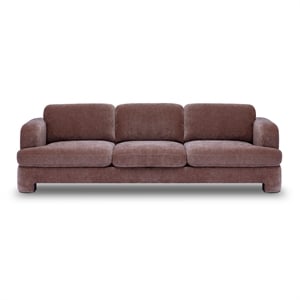 Halsey Brown Textured Fabric Sofa