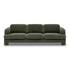Halsey Forest Green Textured Fabric Sofa