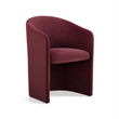 Seraphina Berry Red Performance Velvet Dining Chair