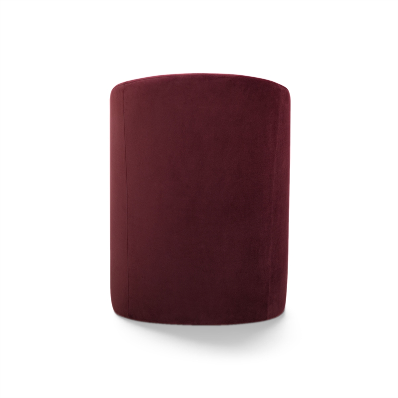 Seraphina Berry Red Performance Velvet Dining Chair