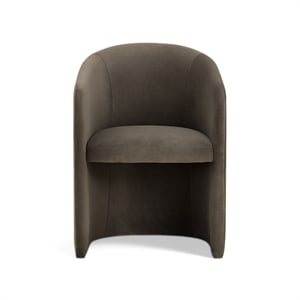 Seraphina Chocolate Brown Performance Velvet Dining Chair