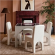 Tomlin Cream Performance Chenille Dining Chair
