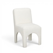 Tomlin Cream Performance Chenille Dining Chair