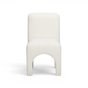 Tomlin Cream Performance Chenille Dining Chair