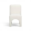 Tomlin Cream Performance Chenille Dining Chair