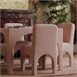 Tomlin Light Pink Performance Chenille Dining Chair