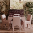 Tomlin Light Pink Performance Chenille Dining Chair
