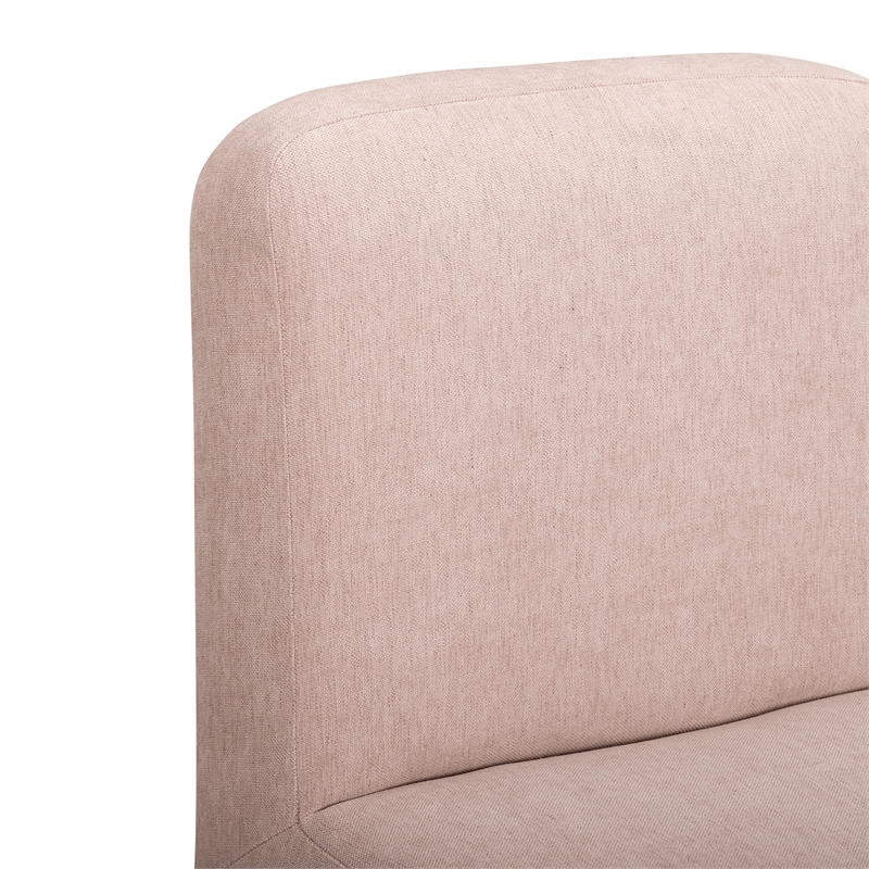 Tomlin Light Pink Performance Chenille Dining Chair