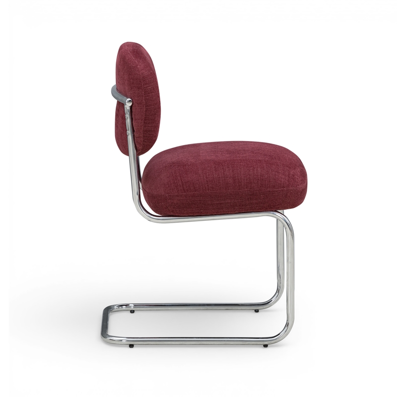 Becky Merlot Performance Chenille Chair