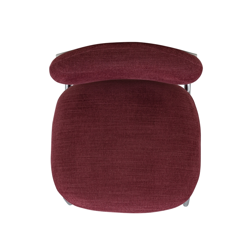 Becky Merlot Performance Chenille Chair
