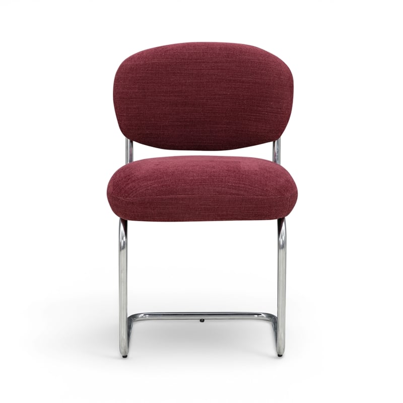 Becky Merlot Performance Chenille Chair
