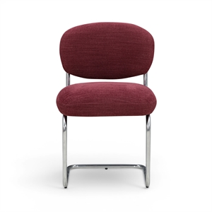 Becky Merlot Performance Chenille Chair