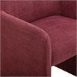Crawley Performance Linen Chenille Dining Chair in Wine