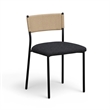 Celine Black Performance Boucle Dining Chair - Set of 2