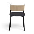 Celine Black Performance Boucle Dining Chair - Set of 2