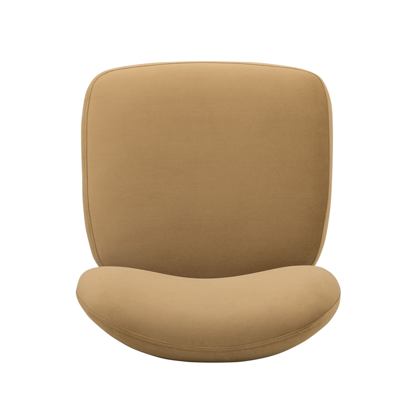 Foxy Camel Performance Velvet Dining Chair