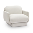 Azalea Cream Performance Velvet Accent Chair