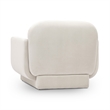 Azalea Cream Performance Velvet Accent Chair