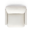 Azalea Cream Performance Velvet Accent Chair