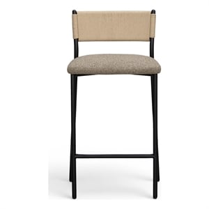 Celine Brown Performance Boucle Counter Stool