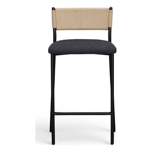 Celine Black Performance Boucle Counter Stool