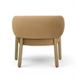 Foxy Camel Performance Velvet Accent Chair