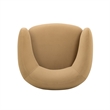 Foxy Camel Performance Velvet Accent Chair