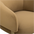 Foxy Camel Performance Velvet Accent Chair
