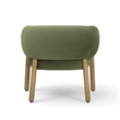 Foxy Olive Green Performance Velvet Accent Chair