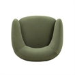 Foxy Olive Green Performance Velvet Accent Chair