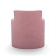Passe Tasseled Pink Performance Velvet Swivel Chair