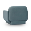 Azalea Powder Blue Performance Velvet Accent Chair