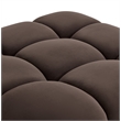 Calliope Dark Brown Performance Velvet Modular Ottoman