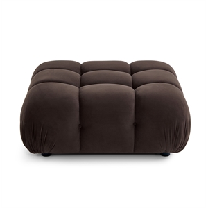 Calliope Dark Brown Performance Velvet Modular Ottoman