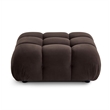 Calliope Dark Brown Performance Velvet Modular Ottoman