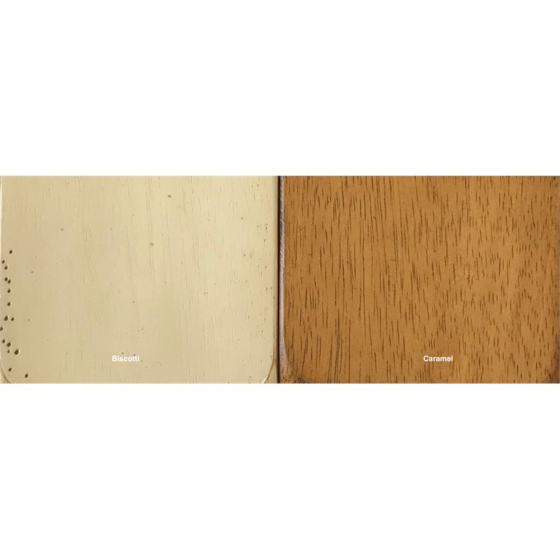 Wood Counter Height Dining Table in Caramel/Biscotti