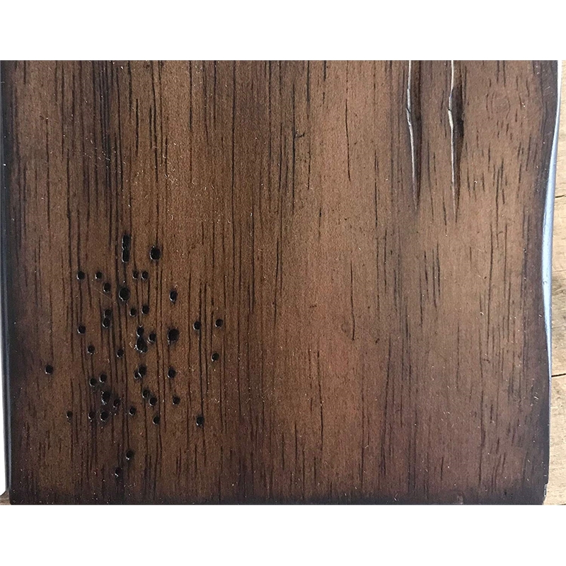 5-Pc Transitional Wood Dining Set in Cocoa/Cotton White