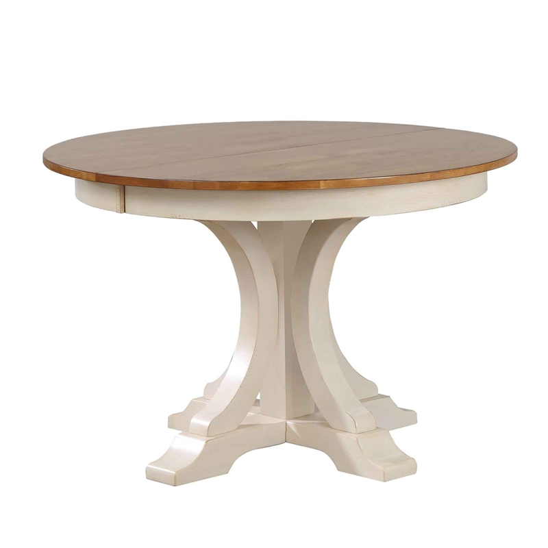 5-Pc Deco Double X Wood Dining Set in Caramel/Biscotti