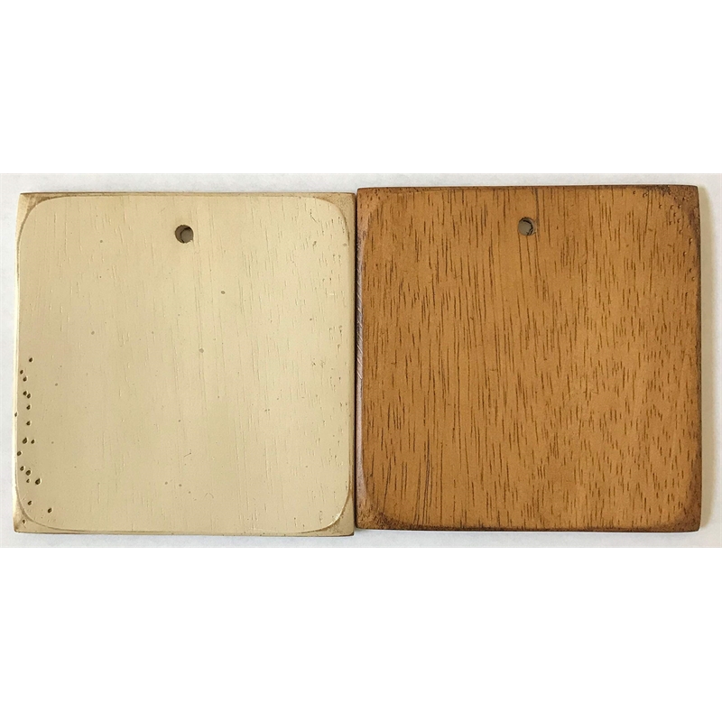 5-Pc Deco Double X Wood Dining Set in Caramel/Biscotti