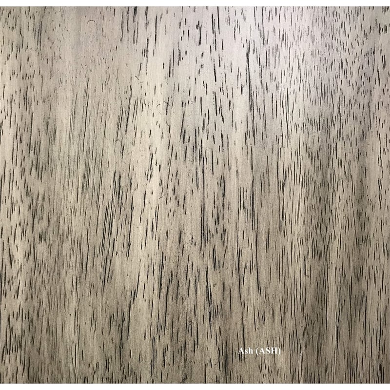 Double Pedestal Wood Dining Table in Gray/Stormy White