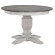 5-Pc Ladder Back Wood Dining Set in Ash/Stormy White